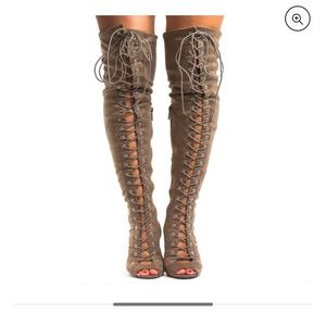 Knee high boot